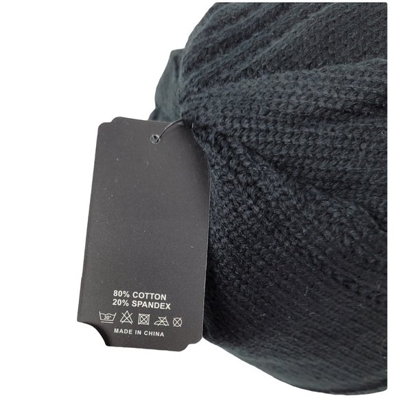 Men's Warm Winter Beanie Hat, Dark Grey - Picture 4 of 5